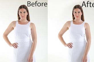 do basic model skin retouch  beauty retouch