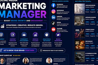 build social media marketing manager boost brand growth and engagement