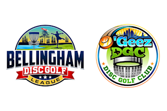 design modern disc golf logo