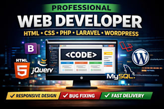 update and fix PHP website scripts and backend development