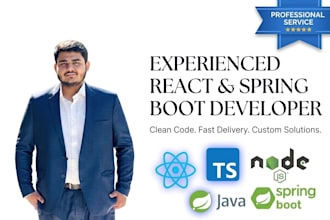 develop a high performance web application react and typescript