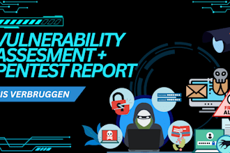 conduct a vulnerability assessment and pentest report