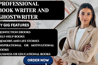 be nonfiction ebook writer self help book memoir ghostwriter ebook ghostwriter