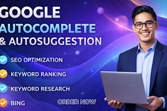 rank your keyword with google autocomplete autosuggest and website ranking SEO