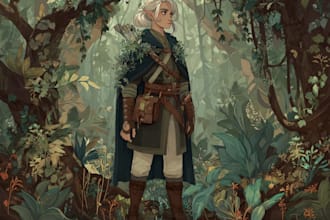 draw fantasy illustrations, concept art, and card game art
