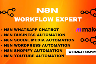 do n8n whatsapp chatbot n8n workflow make com  n8n wordpress automation made com