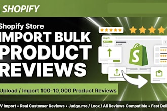 import, add genuine shopify product reviews to increase conversions in 2026