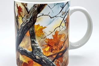 create wonderful coffee mug, tumbler, drinkware designs