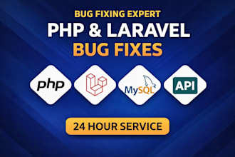 fix laravel bugs and develop custom laravel features