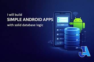 build simple android apps with solid database logic