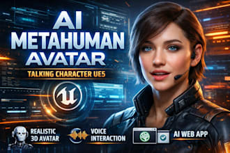 build ai 3d metahuman talking character in unreal engine 5 interactive avatar