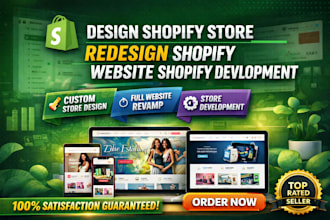 shopify store design shopify store redesign shopify website design shopify store