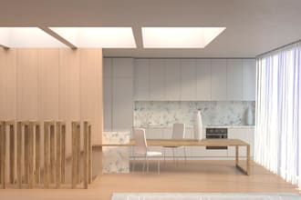 create a realistic interior render in 3ds max using corona