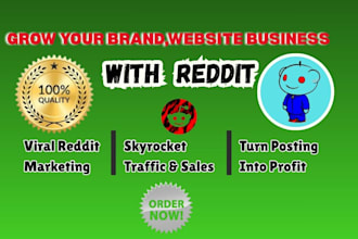 promote music, adx  blog, ai business, iptv website, game, with reddit seo post
