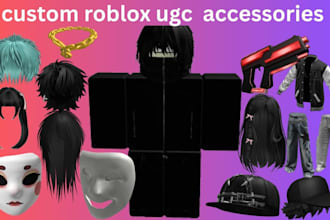 create roblox ugc accessories, hair, assets and character
