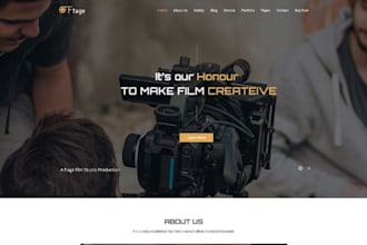 build wix filmmaker website video production portfolio film director website