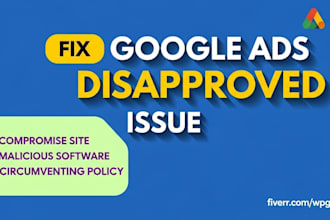 fix disapproved google ads due to counterfeit goods policy violations