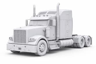 design 3d car modelling, 3d vehicle model, truck model van model for game, gta v