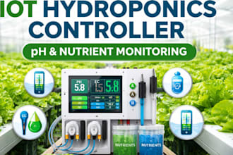 build esp32 iot hydroponics system with ph ec monitoring and automation