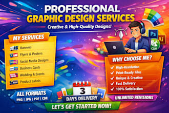 design professional banner and poster