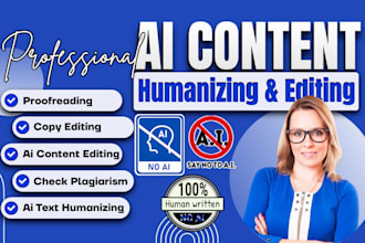 rewrite, edit, humanize ai content, paraphrase, book editing, check plagiarism