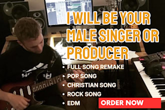 sing pop song with pop vocals as a male singer songwriter