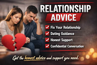 give relationship advice, dating guidance, and emotional support