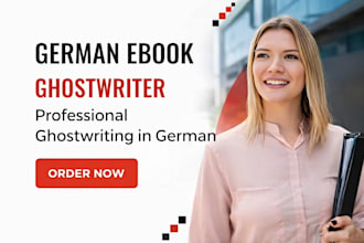 write ebook or content as a ghostwriter in german novel fanfiction ghostwriter