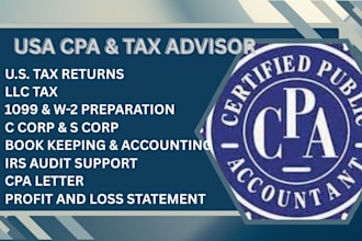 e file US tax returns as a CPA and US tax preparer