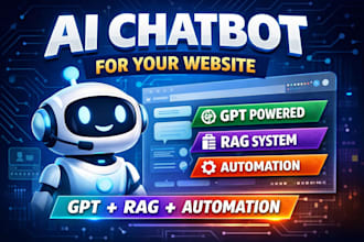 build ai chatbot for your website using gpt and rag