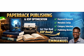 publish and optimize your paperback book for kdp