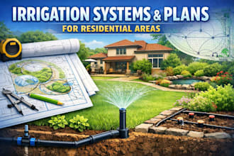 design irrigation systems and plans for residential areas
