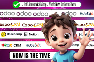 dashboard reporting optmize , odoo website espo crm hubspot migration pipedrive