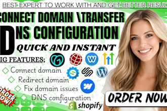 connect domain, do domain transfer, redirect domain, connect domain, fix domain