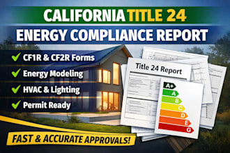 prepare california title 24 energy compliance report