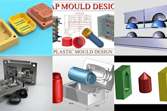 do injection mold design, plastic mold design, product design with dfm analysis