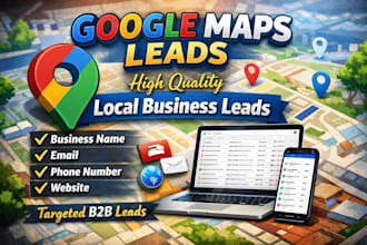 provide targeted google maps leads for local businesses and b2b outreach