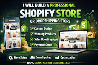 build and redesign a shopify store