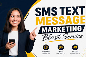 do SMS marketing campaigns, bulk sms, and text message sms blast