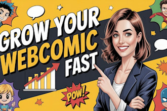 promote your webtoon comic manga to targeted global audience