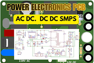 design ac dc, dc dc power supply, smps and power electronics pcb