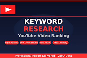 do youtube keyword research to rank your videos faster