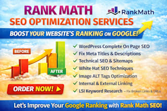 do perfect rank math on page for website SEO optimization