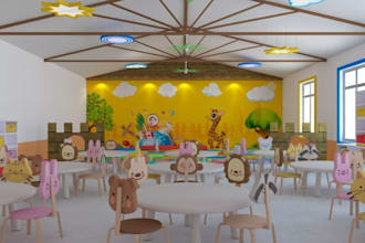 retrofit nursery school classroom,early childhood education design,kids playroom