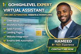 be gohighlevel expert ghl crm setup pipeline automation for businesses