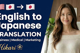 businessrelated english to japanese and japanese to english translation services