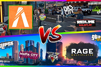 setup your ragemp,altv,fivem roleplay,redm and qbcore server with custom mods
