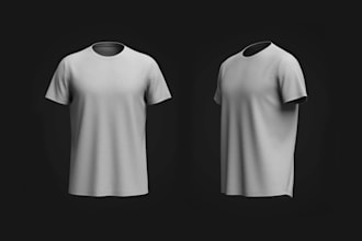 create realistic 3d t shirt mockups that sell your design