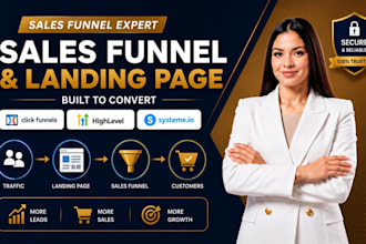 clickfunnels sales funnel, wix, samcart, leadpages, gohighlevel funnel builder