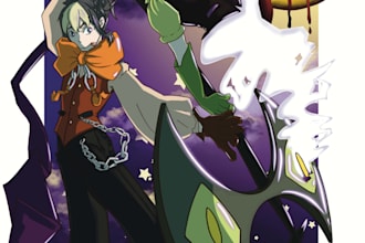 draw and colour original characters